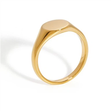 Anillo De Sello Geométrico