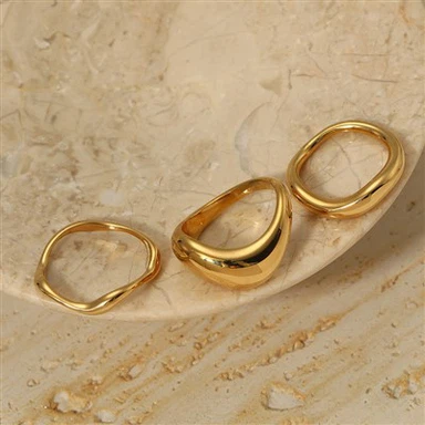 Anillos fundidos irregulares