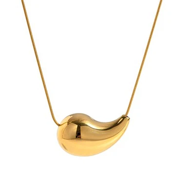 Collar con colgante de lágrima