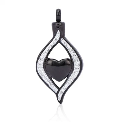 Joyería de cremación negra