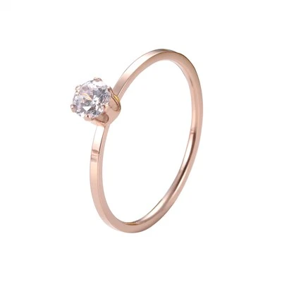 Anillo Pequeño Piedra Zirconia