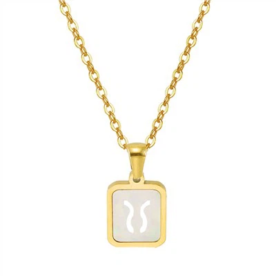 Collar Tauro Chapado en Oro