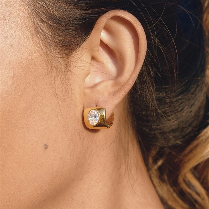 Classic Chunky Square Hoops suppliers