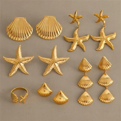 Tachuelas de estrella de mar texturizadas
