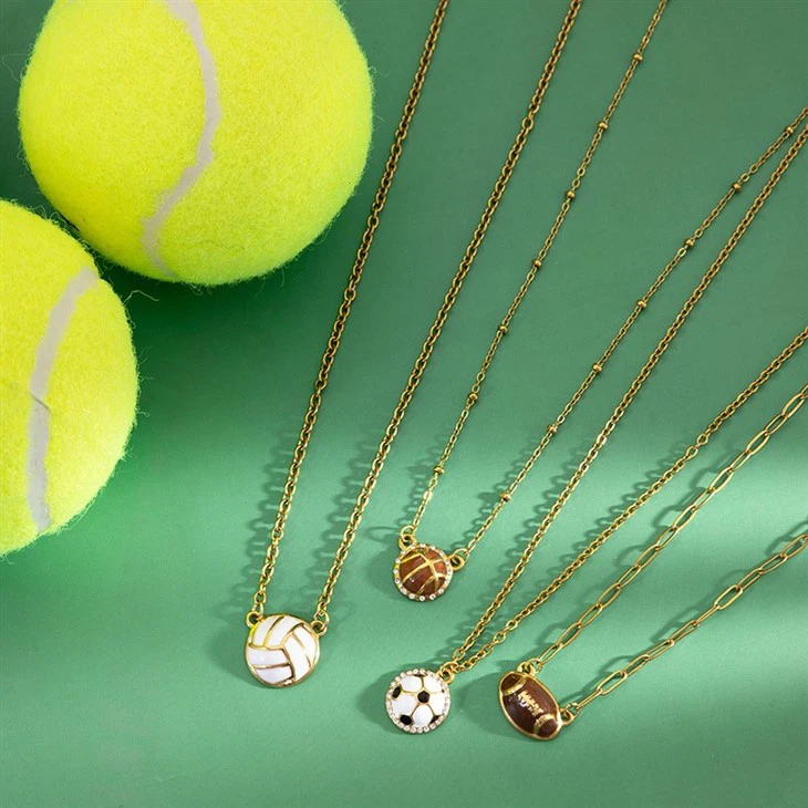 Sports Enamel Pendant Necklace manufacturers