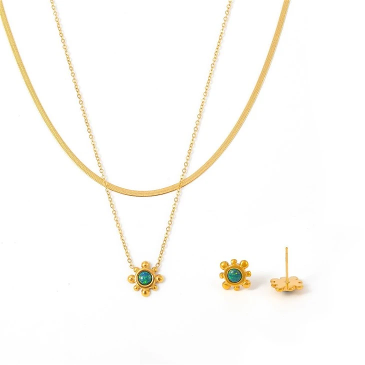 Sunflower Stud Earring